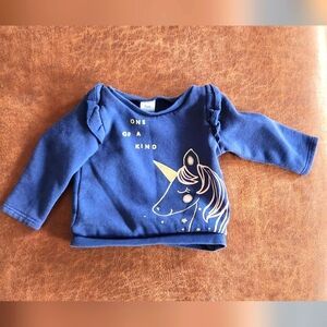 One of a Kind Unicorn Sweater for baby girl!